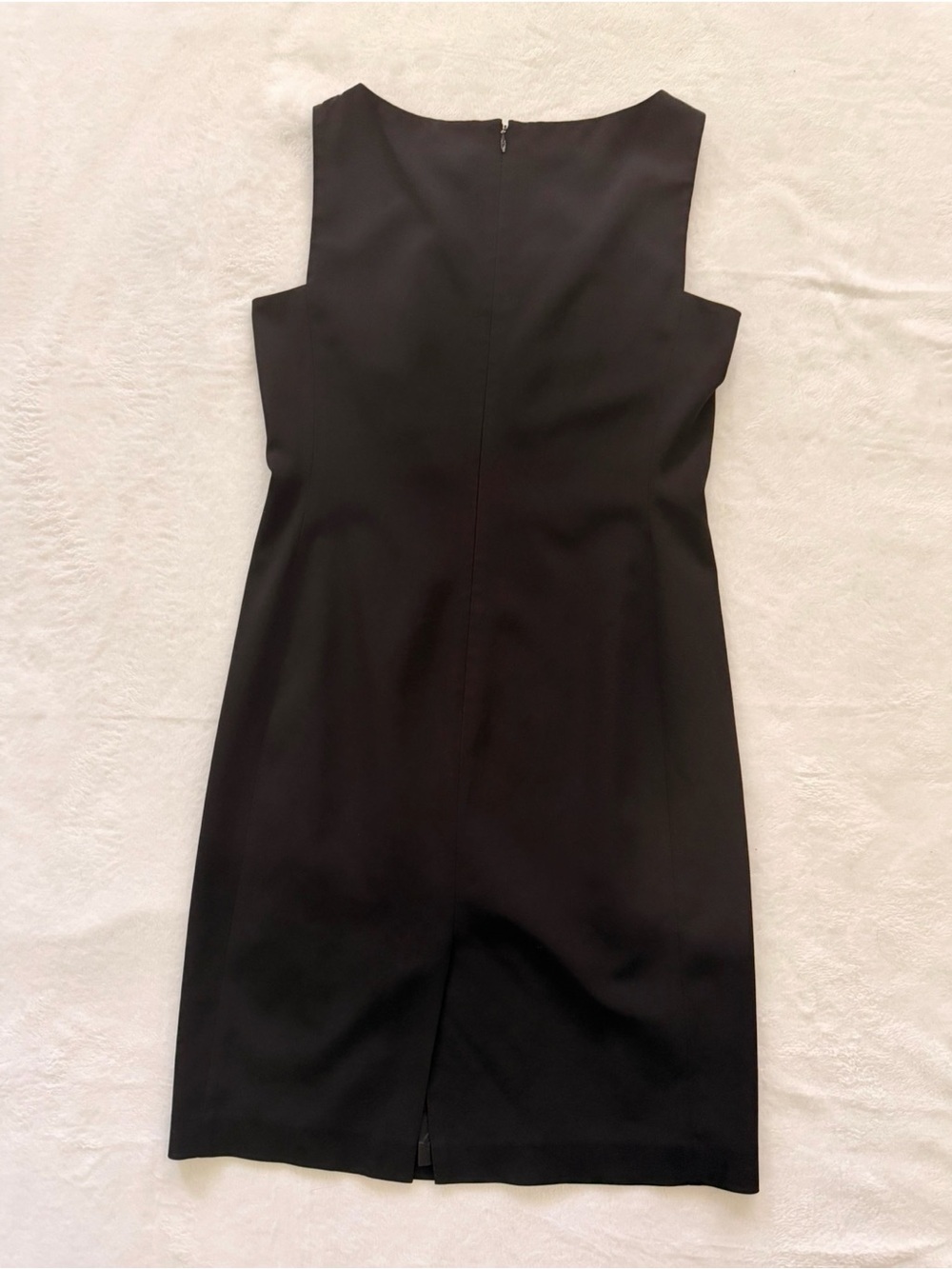 Ann Taylor,  Black Sleeveless Sheath Mini Dress - S - Picture 4 of 9